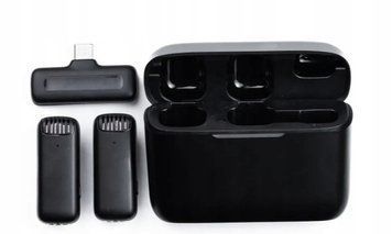 Mikrofon Bezprzewodowy Krawatowy S11 &ndash; Zestaw 2 Mikrofony do Android USB-C