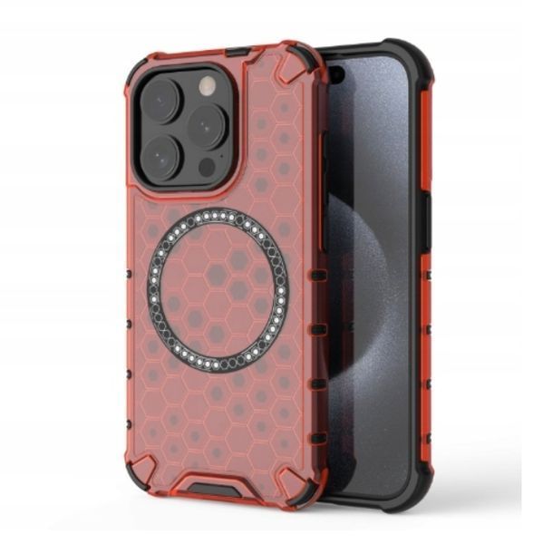 Case Odporny na Upadki MagSafe &ndash; iPhone 15 Pro Max &ndash; Hexa-Guard, inny kolor