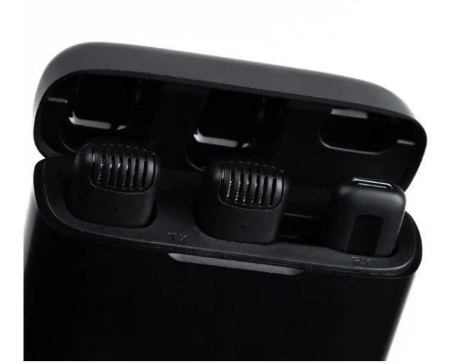 Mikrofon Bezprzewodowy Krawatowy S11 &ndash; Zestaw 2 Mikrofony do Android USB-C