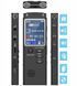 Profesjonalny dyktafon MP3 16GB LCD z VOR i radiem FM, Czarny