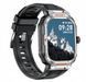 Smartwatch GT55 2 w 1 z wbudowanymi słuchawkami, ekranem 2,01" i NFC, srebrny