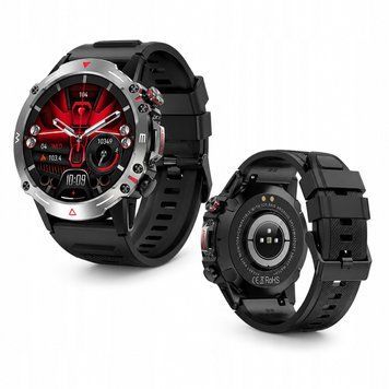 Smartwatch AMOLED Bluetooth powiadomienia sen sport dotykowy