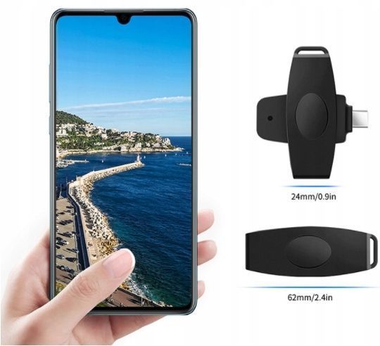 Czytnik karty kierowcy CR336-C do tachografu cyfrowego USB-C Android