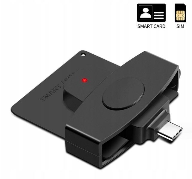 Czytnik karty kierowcy CR336-C do tachografu cyfrowego USB-C Android