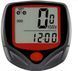 Licznik rowerowy przewodowy MAT-T-261 Prędkościomierz Wyświetlacz LCD, Czarny