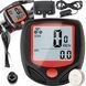 Licznik rowerowy przewodowy MAT-T-261 Prędkościomierz Wyświetlacz LCD, Czarny