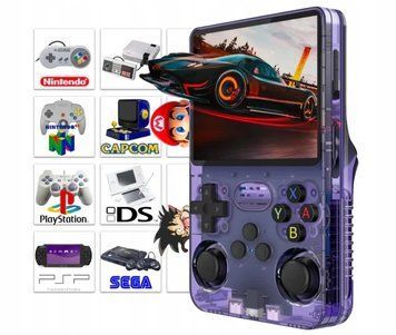 R36S RETRO KONSOLE 64GB 3,5" IPS + 20000 GIER KULTOWY STYL