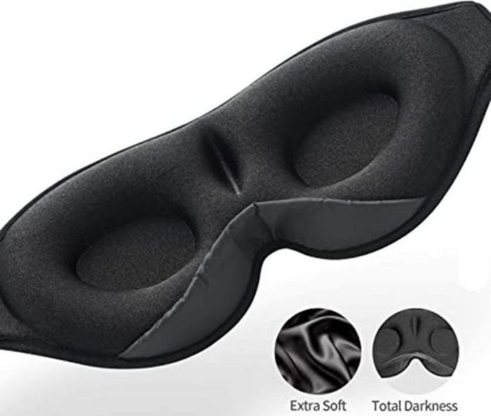 Maska na oczy Bluetooth słuchawki do snu muzyka rozmowy regulacja, Szary