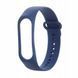 Pasek silikonowy do Xiaomi Mi Band 8 granatowy, Niebieski