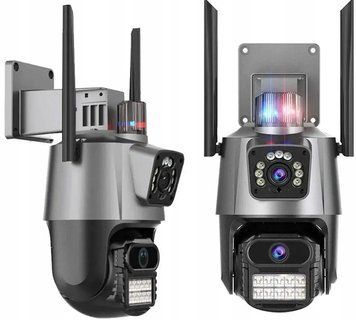 IP Kamera do monitoringu wewnętrznego i zewnętrznego Wi-Fi 2.4GHz z 4x zoom