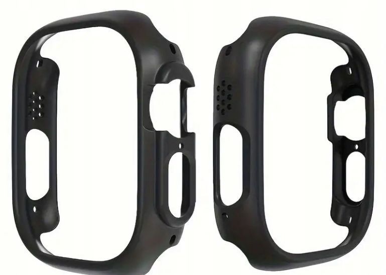Etui Apple Watch Ultra 49mm Ultra 2 case ochronne czarne, Czarny