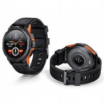 Smartwatch C25 AMOLED 1.43" rozmowy Bluetooth 123 tryby sportowe 410mAh