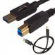 AmazonBasics USB 3.0 A/USB 3.0 B, 0.9m kabel USB 0,9 m USB A USB B Czarny