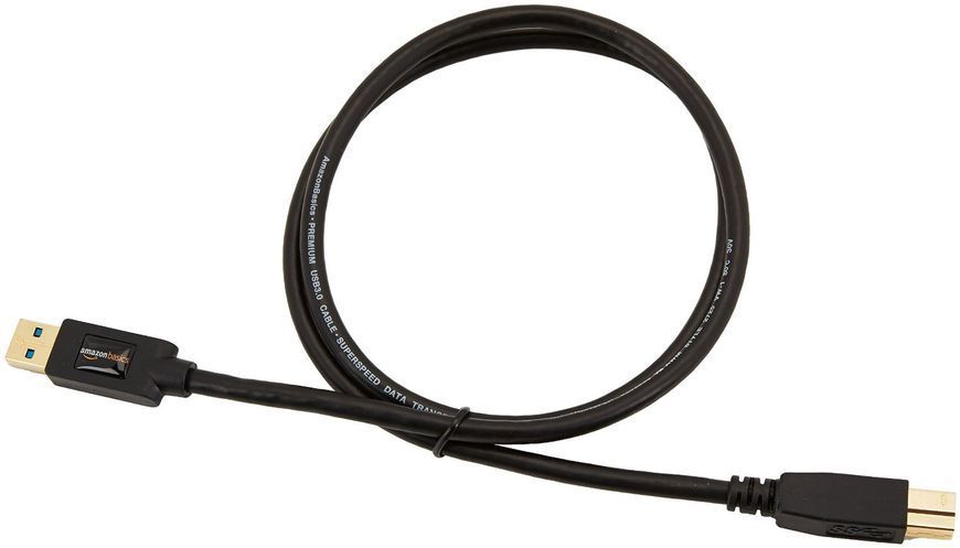 AmazonBasics USB 3.0 A/USB 3.0 B, 0.9m kabel USB 0,9 m USB A USB B Czarny