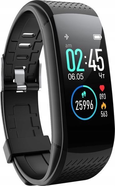 Inteligentny zegarek C6T z pulsometrem, krokomierzem i baterią 5 dni