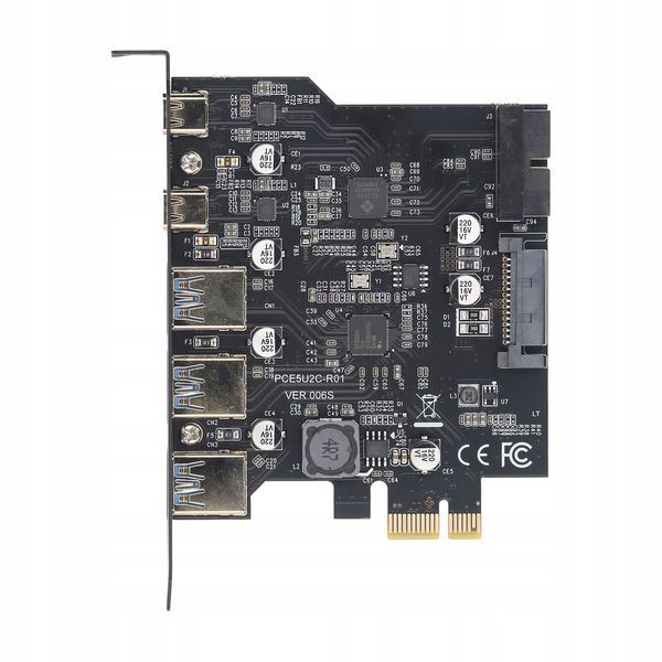 PCIE DO KARTY USB 3.2 GEN 1 DLA SYSTEMU WINDOWS