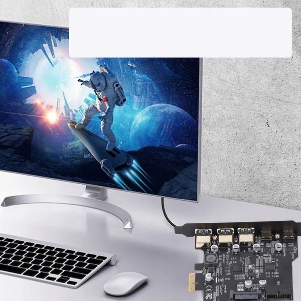 PCIE DO KARTY USB 3.2 GEN 1 DLA SYSTEMU WINDOWS