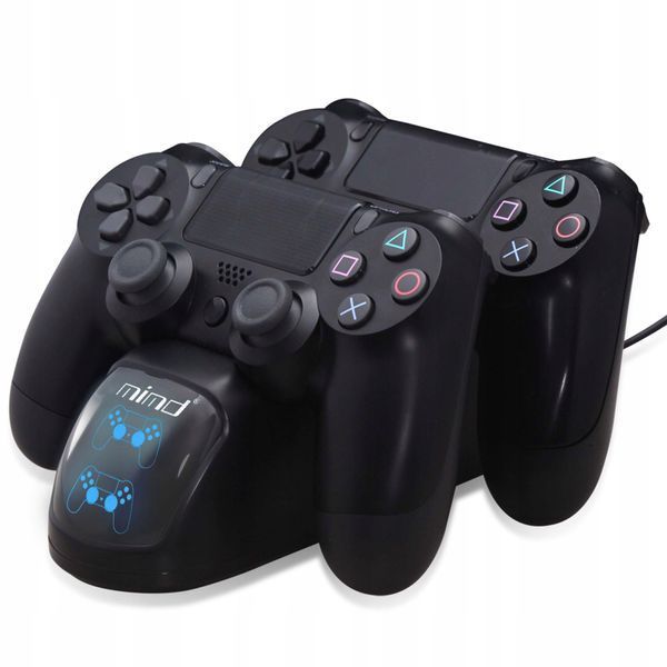 Pad przewodowy do PS4 Renew Force czarny, Czarny