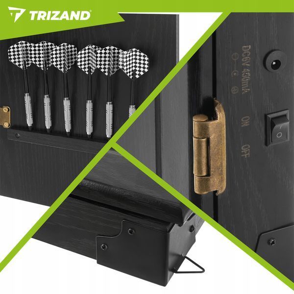 Tarcza dart elektroniczna zestaw lotki 27 gier 243 tryby