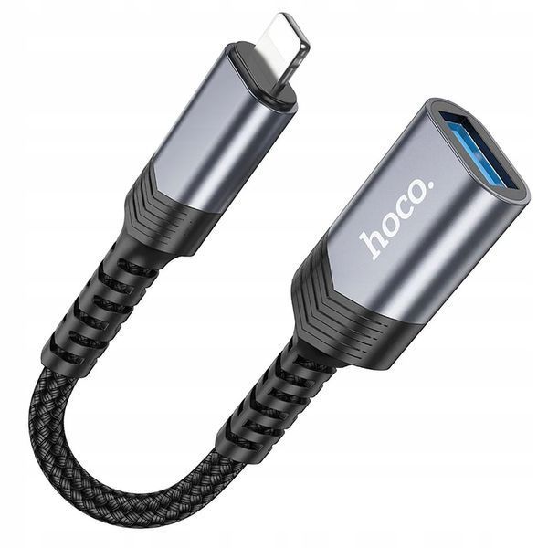 Adapter Lightning USB-A OTG do myszy, pendrive obsługą danych i ładowania