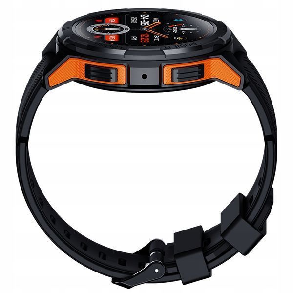 Smartwatch C25 1.43" Ekran AMOLED Monitor Tętna 1ATM Wodoodporny, Czarny