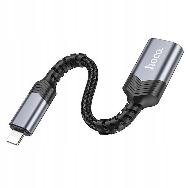Adapter Lightning USB-A OTG do myszy, pendrive obsługą danych i ładowania