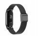 Bransoleta Xiaomi Mi Band 8 Milanese stal nierdzewna czarna pasek, Czarny