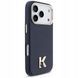 KARL LAGERFELD futerał do IPHONE 17 Pro kompatybilny z MagSafe niebieski, Niebieski