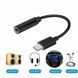 Przejści&oacute;wka adapter Maxlife USB-C typ - audio jack 3,5 mm czarny MXJC-02