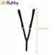 Szelki do Spodni Męskie Mocne Czarne Szerokie Regulowane Elastyczne, Czarny