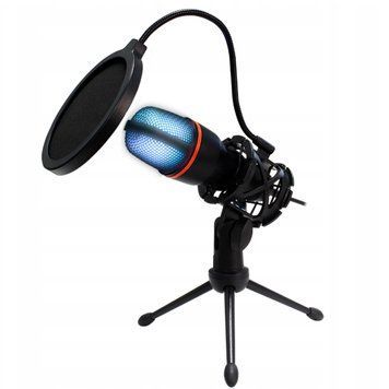 MIKROFON STUDYJNY BM-3000 Pojemnościowy USB dla graczy,streamer&oacute;w i karaoke