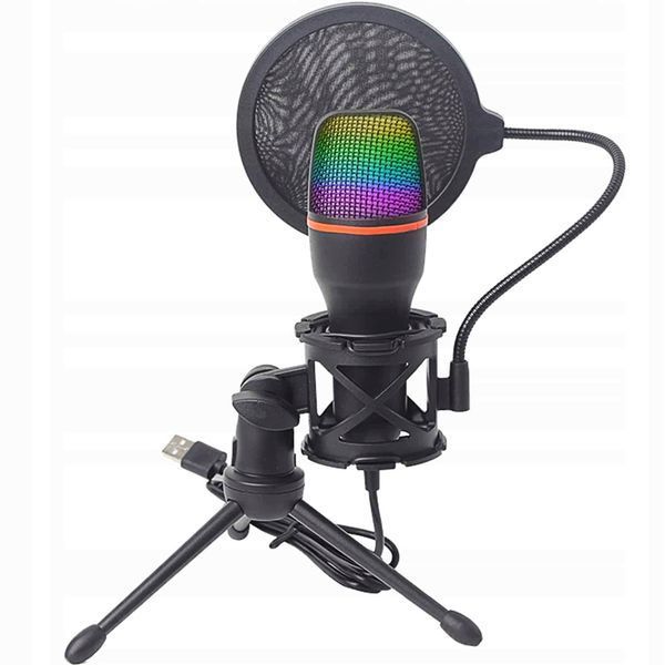 MIKROFON STUDYJNY BM-3000 Pojemnościowy USB dla graczy,streamer&oacute;w i karaoke