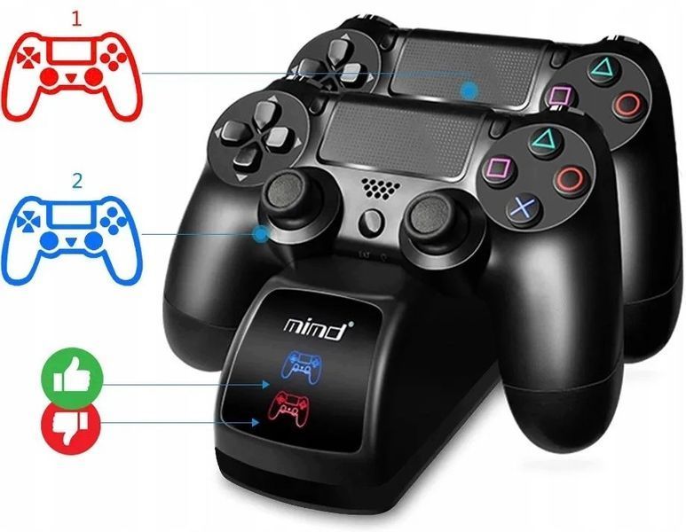 Stacja dokująca do pad&oacute;w PS4 DualShock 4 ładowarka 2 kontroler&oacute;w USB