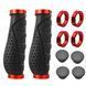 CHWYTY ROWEROWE GRIP-6 RED &ndash; Antypoślizgowe Uchwyty na Kierownicę, Czerwone, Czerwony