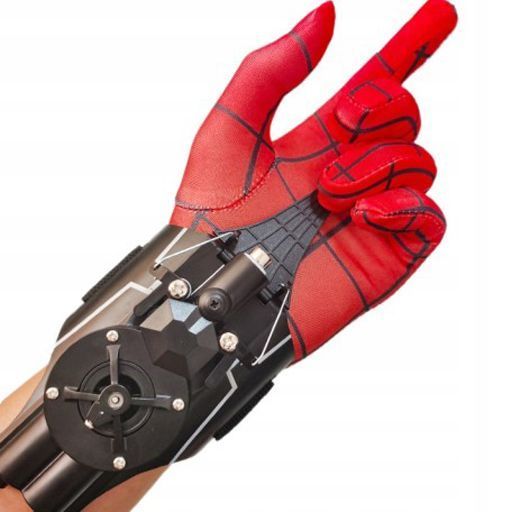 Spider-Man rękawica z akumulatorem i latarką strzelająca pajęczyną