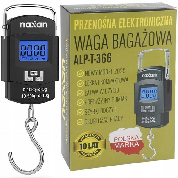Waga ALP-T-366 Hakowa Naxan Cyfrowa Elektroniczna 41-50 kg