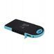 Setty Solarny Powerbank 5000mAh Turystyczny Odporny Latarka USB, Niebieski
