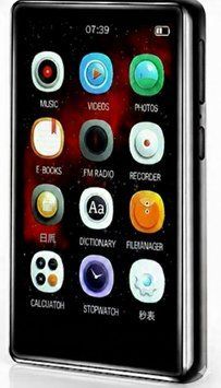 Multimedialny Odtwarzacz M1 8Gb MP3/MP4, Bluetooth, Głośnik, Ekran Dotykowy, Czarny