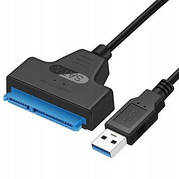 SATA na USB adapter USB 3.0 na 2,5 cala SATA konwerter zewnętrzny z kablem