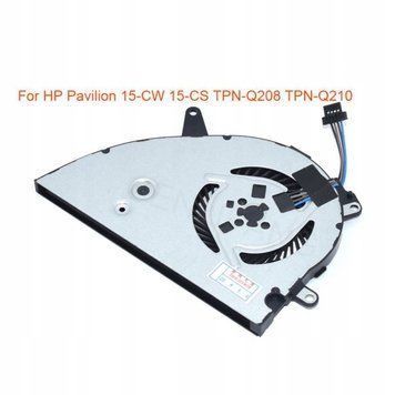 Laptop CPU Fan Cooling P N: L25584-001 dla pawilonu HP 15-CW 15-CS TPN- Fan
